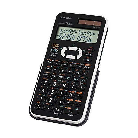 SHARP EL520XTBBK 419FUNCTIONS, 10X2 LINE SCIENTIFIC CALCULATOR Sharp Electronics