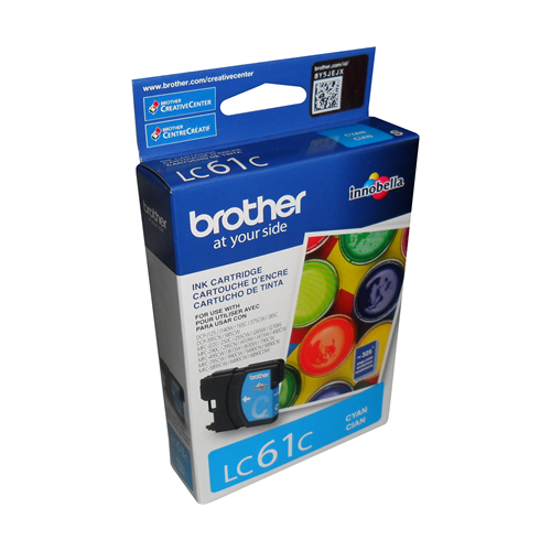 Brother LC61CS Innobella Cyan Ink Cartridge, Standard Yield Brother