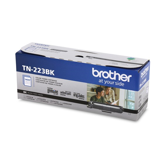 Brother Genuine TN-223BK Standard Yield Black Toner Cartridge Brother