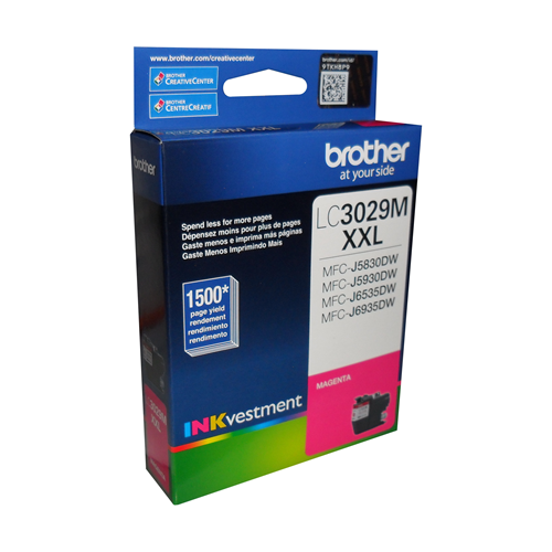 Brother LC3029MS Magenta INKvestment Tank Ink Cartridge, Super High Yield Brother