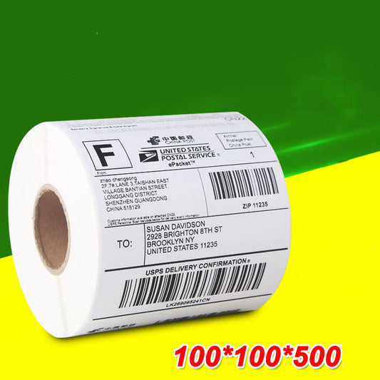 Three-proof Thermal Label Paper Self-adhesive Printing Paper Toner Ink Canada
