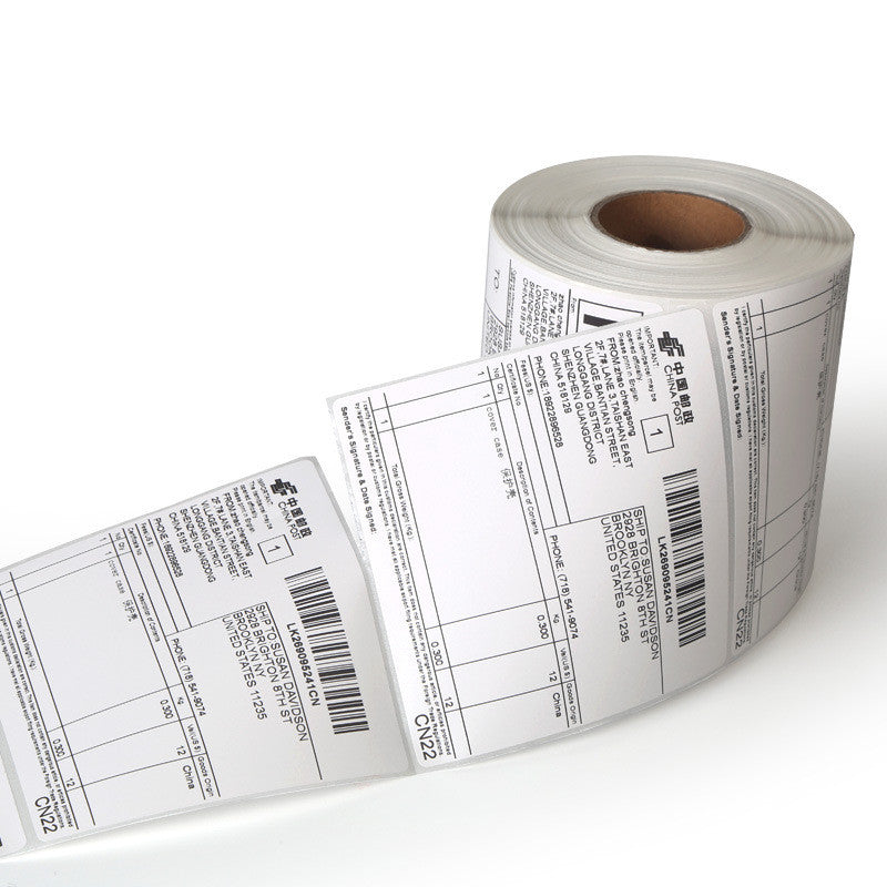 Three-proof Thermal Label Paper Self-adhesive Printing Paper Toner Ink Canada