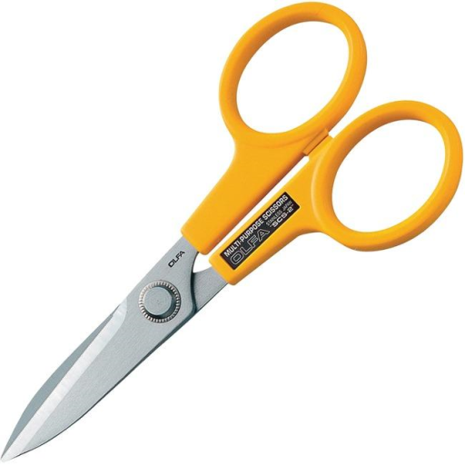 OLFA SCS-2 7" Serrated-Edge Stainless Steel Scissors