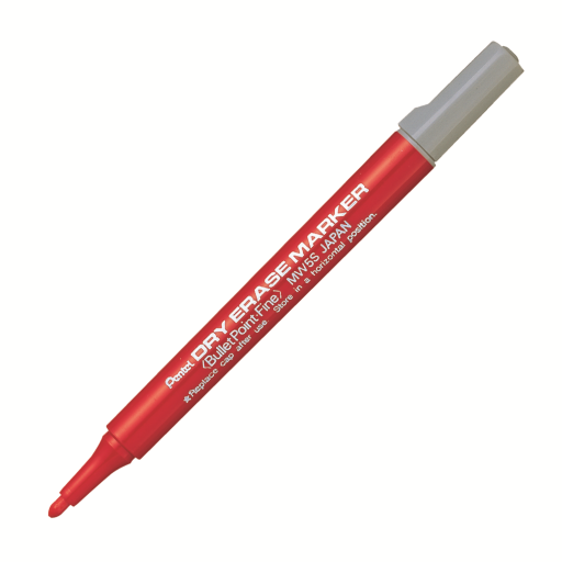 Pentel Dry Erase Marker (3.0mm), Red Ink