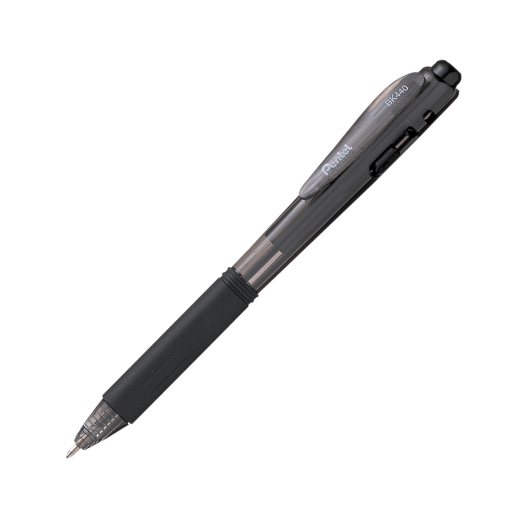 Wow! Retractable Ballpoint Pen, (1.0mm) Medium Tip, Black Ink