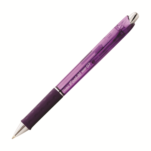 Feel-It! Retractable Ballpoint Pen, (0.7mm), Violet Ink