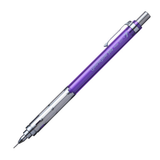 GraphGear 300 Mechancial Drafting Pencil (0.7mm), Violet Accents