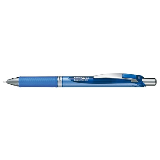 EnerGel Retractable Liquid Gel Pen, (0.5mm) Needle Tip, Blue Ink