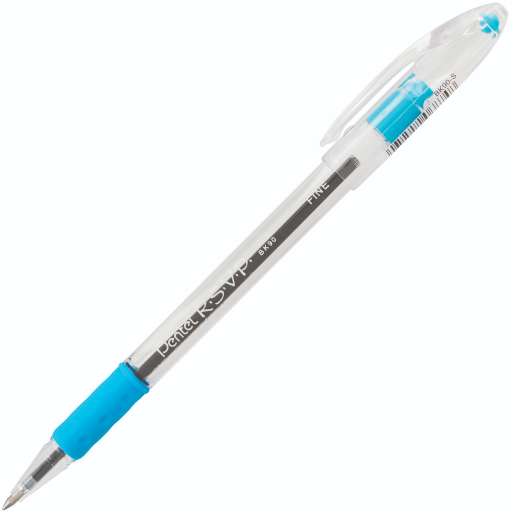 R.S.V.P. Ballpoint Pen, (0.7mm), Sky Blue Ink
