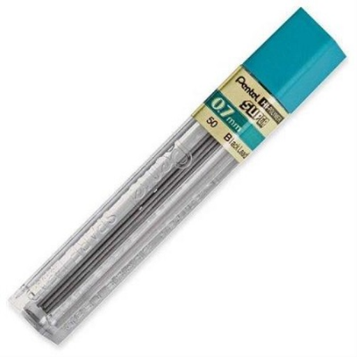 Super Hi-Polymer Lead Refill (0.7mm), 2B, 12 Leads per Tube