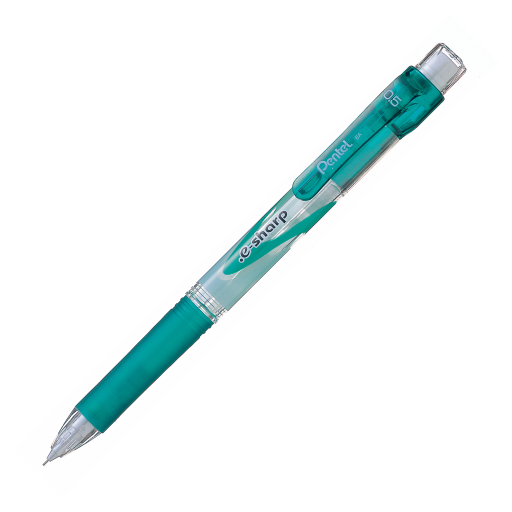 .E-Sharp Mechanical Pencil (0.5mm), Green Accents