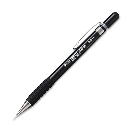 Pentel 120 Mechanical Pencil (0.5mm), Black Barrel