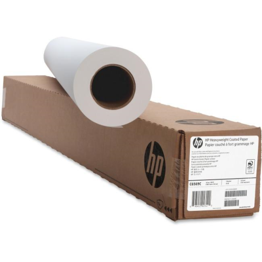 HP Heavyweight Coated Paper 167 microns (6.6 mil) ? 131 g/m? (35 lbs) ? 42 in x 100 ft