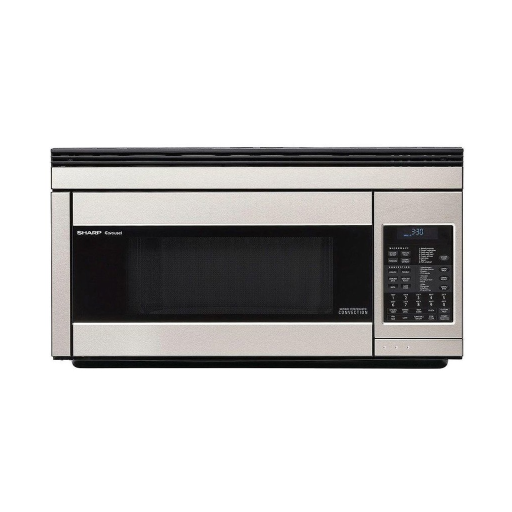 SHARP R1874TY Carousel? Over-the-Range Microwave Oven 1.1 cu. ft. 850W Stainless Steel