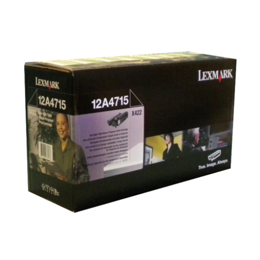 12A4715 X422 12K HIGH YIELD RETURN PRINT CARTRIDGE