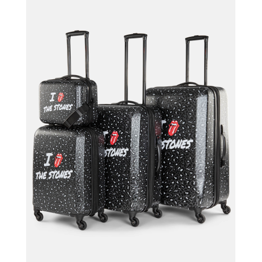 HLG7004RS-BIHS The Rolling Stones Paint It Black 3 Pcs Set Luggage