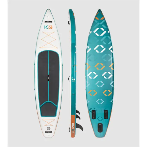 K&B Sport - Touring Inflatable Paddle Board 12' - White