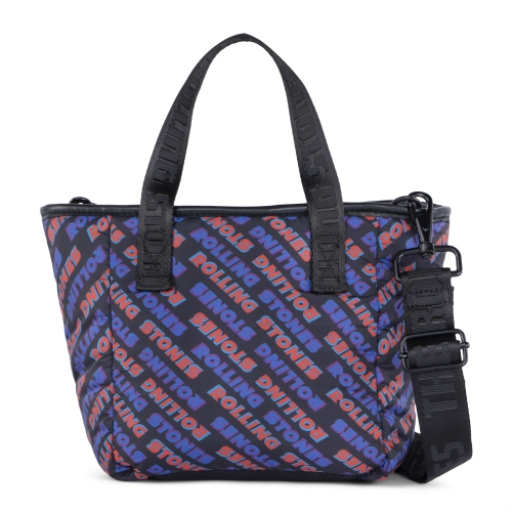 CBY6030RS The Rolling Stones Blue Bridges Crossbody Bag - Nylon