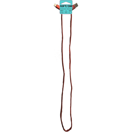 Dangle 10ft Braided C-Type Cable