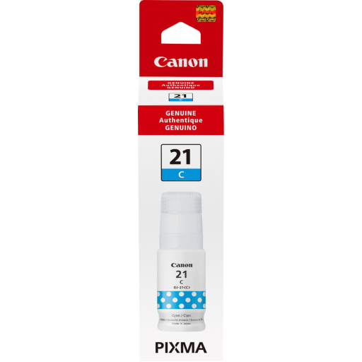 GI-21 Cyan Ink Bottle SKU 4537C001