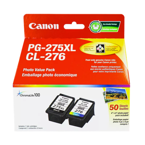 PG-275XL/CL-276 with Paper Photo Value Pack