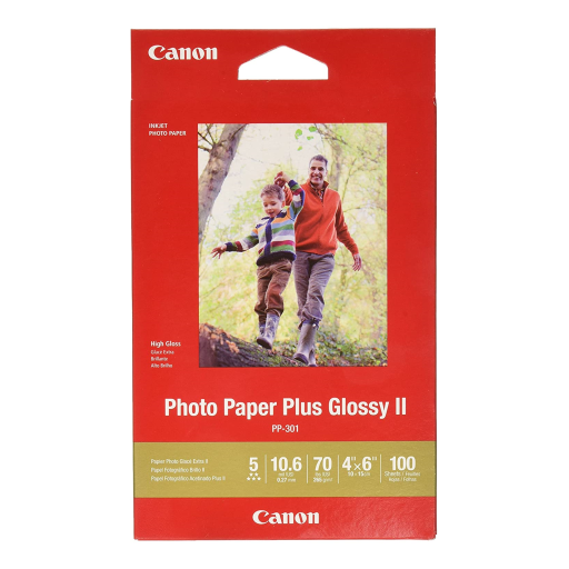 PP-301 4" x 6" Photo Paper Plus Glossy (100 sheets/pkg)