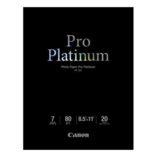PT-101 8.5" x 11" Photo Paper Pro Platinum (20 sheets/pkg)