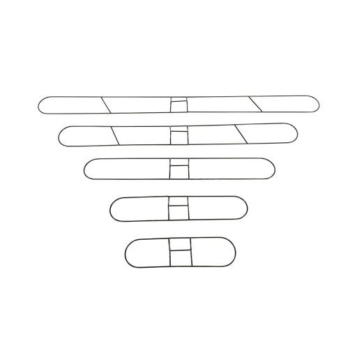 Dual Dust Mop Frame 24" x 5" - Fits CLIP-ON and SNAP-ON Handles