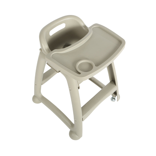 High Chair with wheels and Tray