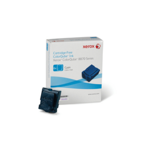 108R00950 Xerox Colorqube Ink Cyan, Colorqube 8870 (6 Sticks), North America For 8880 Colorqube