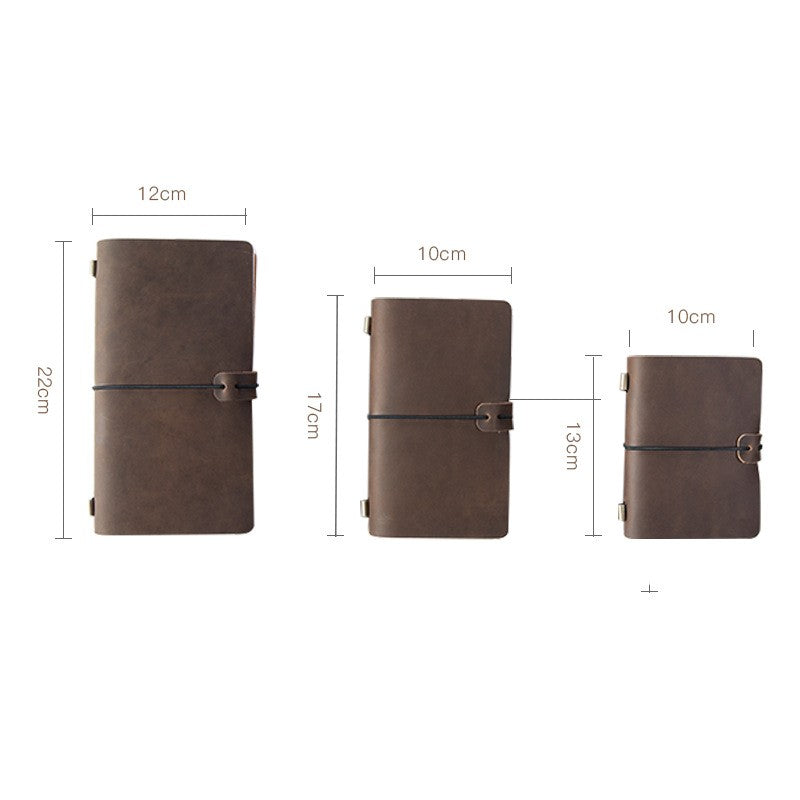 Crazy Horse Leather Business Notebooks High-grade Diary Toner Ink Canada