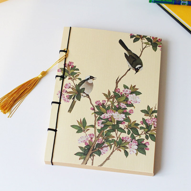 Chinese Style Retro Famous Painting Thread-bound Tassel Notebooks Toner Ink Canada
