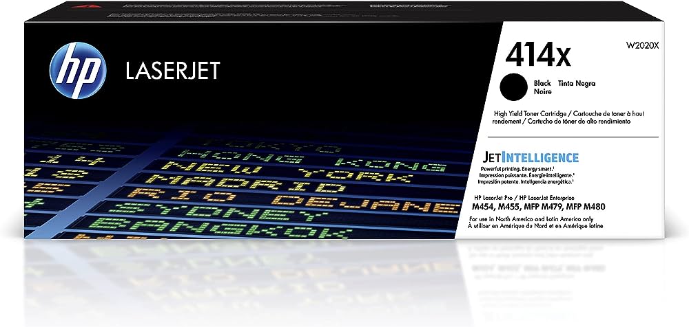 HP Original (OEM) 414X (W2020X) Black Toner Cartridge