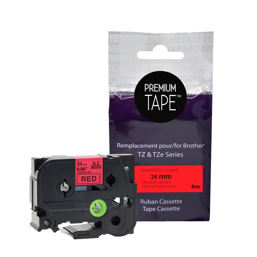 Brother TZ-451 BLACK/RED 24mm Alternative
