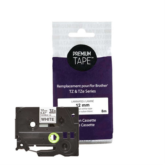 Brother TZe-FX231 Flexible  Black/White 12mm