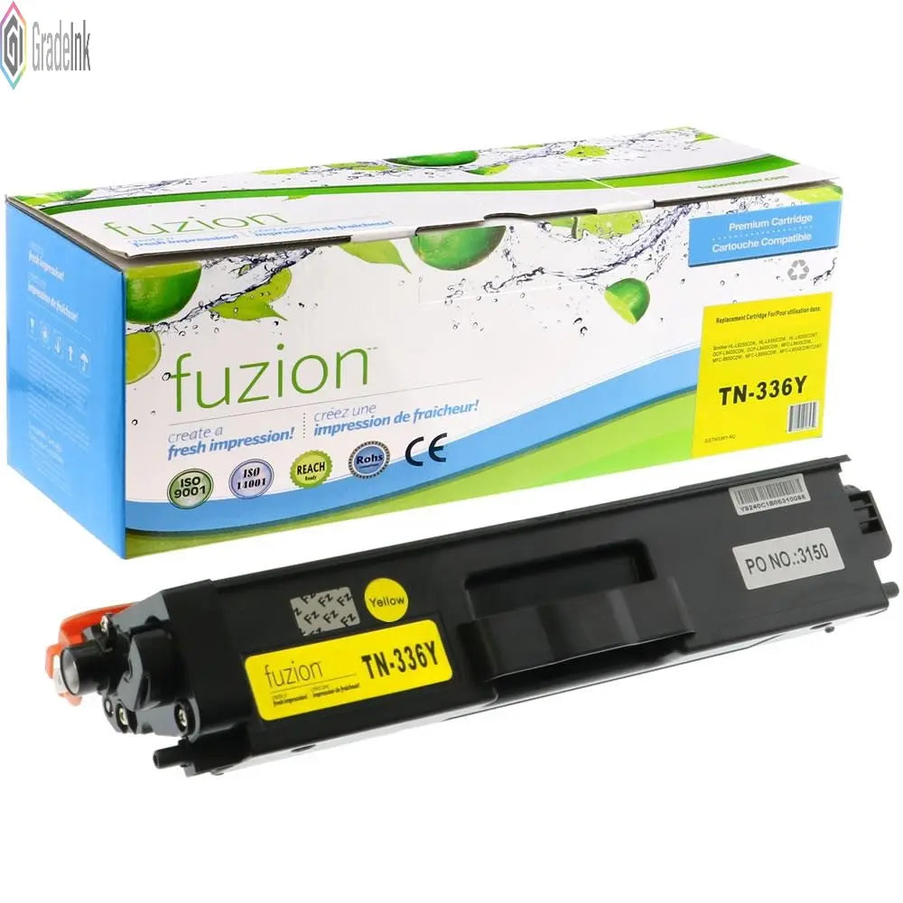Brother TN336Y Compatible Toner - Yellow - Toner Ink Canada