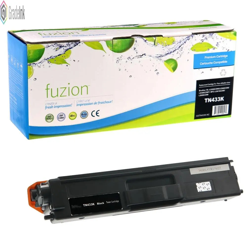 Brother TN433BK Compatible Toner - Black - Toner Ink Canada