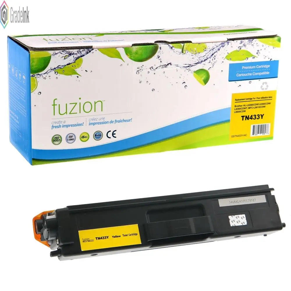 Brother TN433Y Compatible Toner - Yellow - Toner Ink Canada
