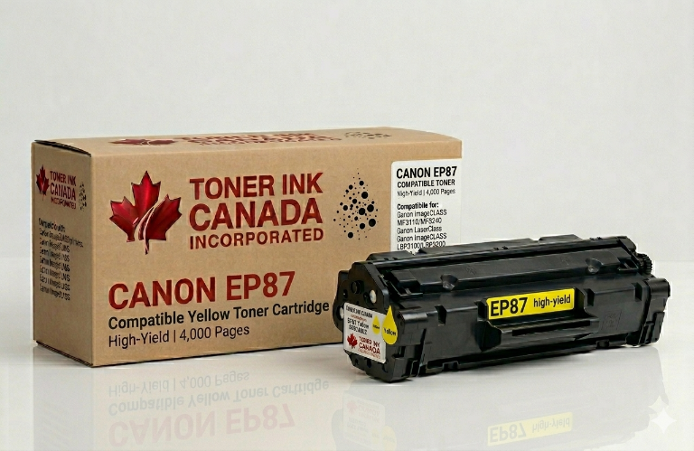 Canon Compatible EP87 Yellow Toner Cartridges