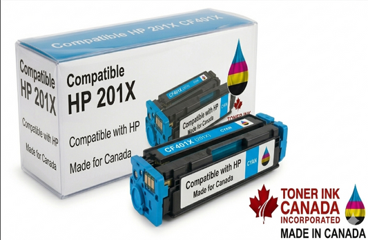 Hewlett-Packard Compatible CF401X Toner Cartridges