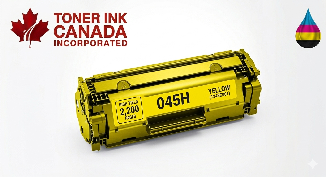 Canon 045H Yellow (1243C001) Compatible High-Yield Toner