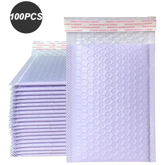 100PCS Bubble Mailers Small Business Supplies Shipping Bags for Packaging Bubbles Courier Envelope Delivery Package Mailer