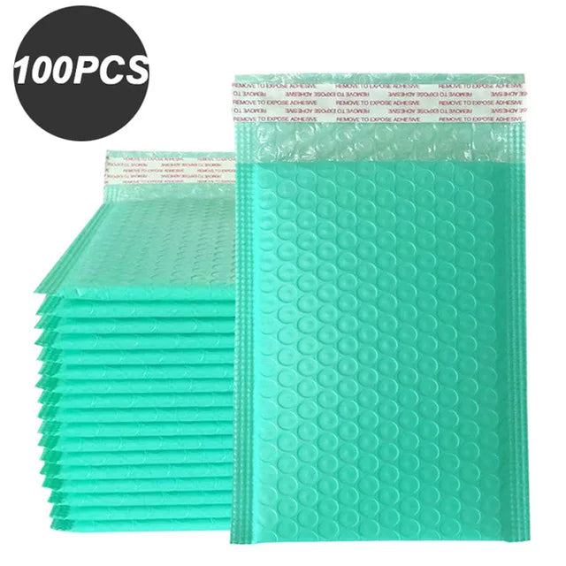 100PCS Bubble Mailers Small Business Supplies Shipping Bags for Packaging Bubbles Courier Envelope Delivery Package Mailer