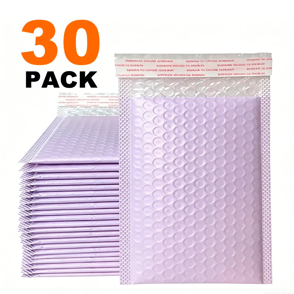 10-50Pcs Colorful Bubble Mailers Self Seal Envelopes Shipping Packages Padded Mailing Bags for Small Business Supplies Delivery