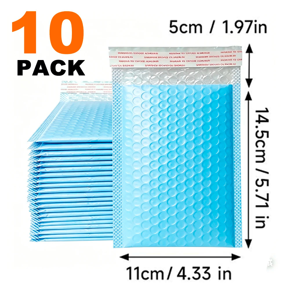 10-50Pcs Colorful Bubble Mailers Self Seal Envelopes Shipping Packages Padded Mailing Bags for Small Business Supplies Delivery