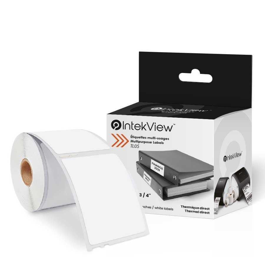IntekView OEM Large Labels  2 1/8'' x 2 3/4'' (1 x 320)