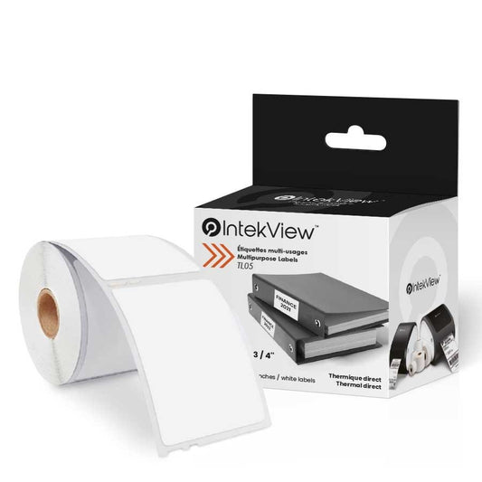 IntekView OEM Large Labels  2 1/8'' x 2 3/4'' (1 x 320)