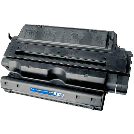 Hewlett-Packard Compatible C4182X (82X) High-Yield Black Toner Cartridge - 20,000 Page Yield