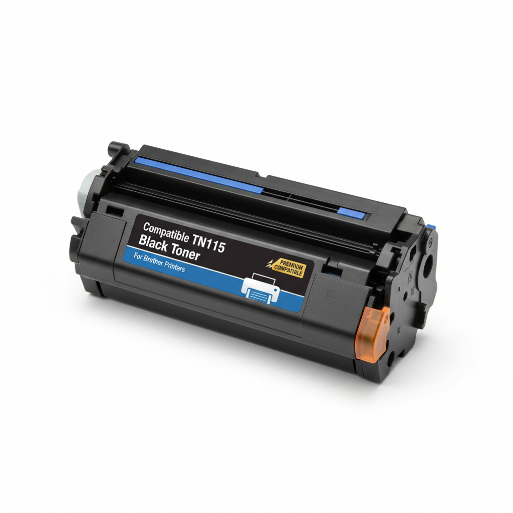 Compatible TN115 black toner