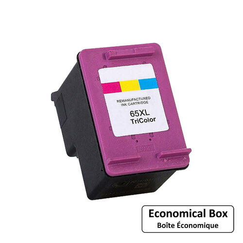 Compatible High Yield Tri-Color Ink Cartridge for HP 65XL (N9K03AN)